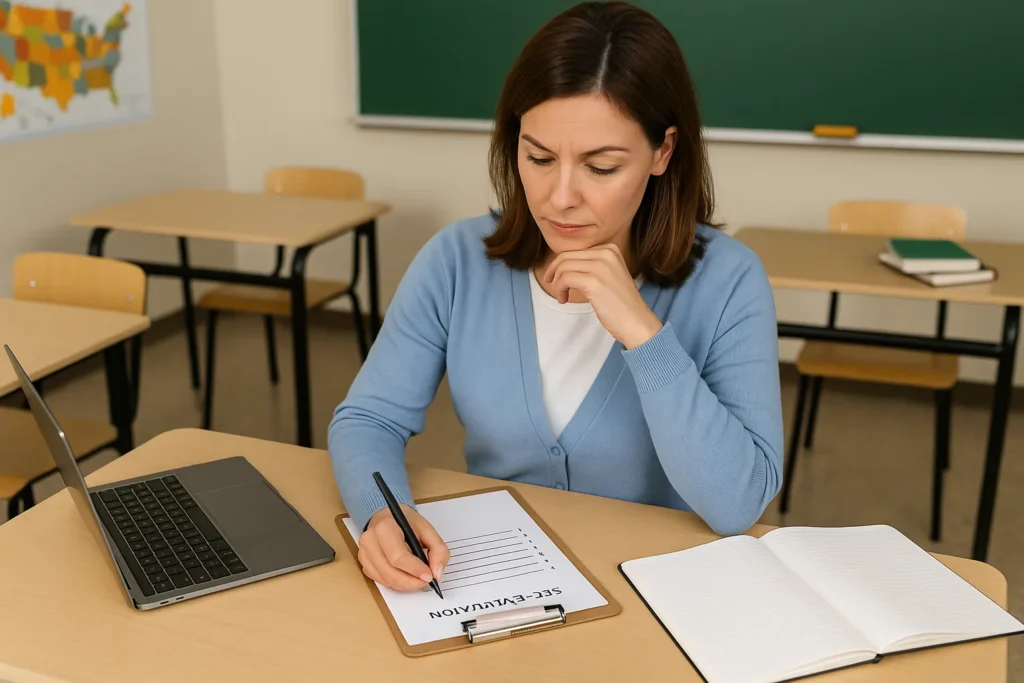 Teacher Self-Evaluation Strategies for Better Student Outcomes